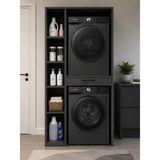 Home Center Mobilya Pia Çamaşır Makinesi Dolabı Antrasit Renk Modern Minimalist Tasarım Suntalam Malzemeden Üretim