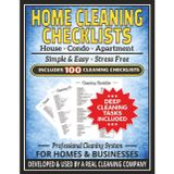 HOME CLEANING CHECKLISTS (100): Professional House Cleaning Checklist System | Daily & Deep Cleaning Use | 100 Tear Out Housekeeping Checklists for ... Airbnb, & Cleaning Businesses | 8.5x11 Inches