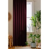 home color home Bordo Petek Kadife Dokulu Fon Perde Düz Dikişli Ekstrafor Büzgü 1.sınıf Kalite