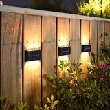 Home Dekor Hediye 6 Adet Dekoratif Duvara Monteli Gün Işığı Solar Enerjili Aplik LED 6 Ledli