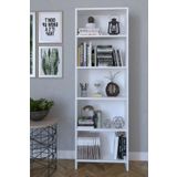 Home Dekorsan Beyaz 5 Raflı Kitaplık