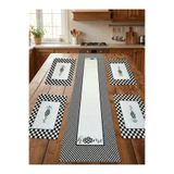 Home Desenli Desenli Runner & 4’lü Kare Supla Takım
