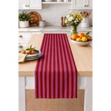 Home Dikey Çizgili Modern Yemek Masası ve Konsol Dekorasyonu İçin Dekoratif Şık Dijital Baskılı Runner 40