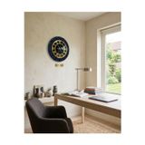 Home Duvar Saati 35 Cm- Şık Ve Modern Siyah-Epoxy Duvar Saati