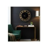 Home Duvar Saati 50 Cm- Parlak Şık Tasarım-Modern Epoxy Duvar Saati-El Yapımı