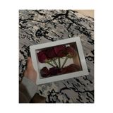Home Emass Anı Köşesi Hatıra Panosu Ahşap Derinlikli Kuru Çiçek Çerçevesi 20 X 15 X 5 Beyaz Plastik Camlı