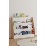 Home EUR055 Çocuk Odası Kitaplık - Beyaz Safir Meşe