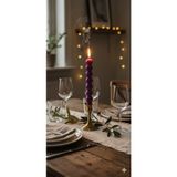 home fuşya top şamdan mumu - 1 Adet
