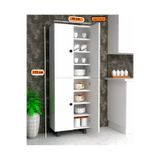 HOME GALLERY 8 Bölmeli Çok Amaçlı Dolap Mutfak Kiler Banyo Dolabı 70 cm Mdf