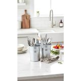 Home GreyfurtArt Gri Metal Kaşıklık Kalemlik Saksı Vazo Restoran Tip Çatal Bıçaklık Banyo Düzenleyici Peçetelik