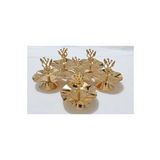 Home & Home Japongülü Lokumluk,sunumluk, Ikramlık Gold Kahve Yanı 6 Adet