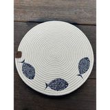 Home İnn Balık Işlemeli Amerikan Servis-Leke Tutmaz Natural 33 cm - 33 x 33 - Beyaz
