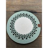 Home İnn Bohem Tarz Modern Supla 33 cm Dekoratif Papatya Model Amerikan Servis - 33 x 33 - Mint Yeşili