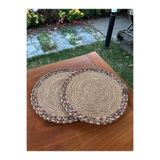 Home Inn Home Textile Supla Seti 2’Li Natural Tarz – Yeşil/Kırmızı – 33 Cm