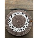 Home İnn Tekstil Home İnn Bohem Tarz Modern Supla 33 cm Dekoratif Papatya Model Amerikan Servis - 33 x 33 - Kahverengi