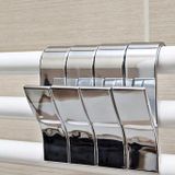 Home Krom Havlupan Askılık 4'lü Bornoz Çamaşır Havlu Askılığı