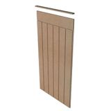 Home Maison Dekoratif Duvar Paneli, 4Mm Ham Mdf, Boyanabilir Duvar Çıtası (54Cmx103Cm)