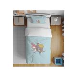 Home Melody Kuromi Desenli 3D Dijital Baskılı Tek Kişilik Kız Çocuk Çarşafsız Nevresim Takımı