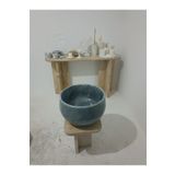 Home Mermer Kurna-çanak Gri-hamam Kurnası-banyo Kurnası-ev Hediyesi-mermer Banyo Aksesuarları