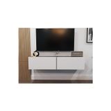 Home Mobiga Perna Duvara Monte Tv Ünitesi 150 Cm Antrasit-Beyaz