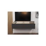 Home Mobiga Perna Duvara Monte Tv Ünitesi 150 Cm Safirmeşe-Antrasit