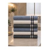 HOME MOD STORE 6 Adet 70X140CM Büyük Boy & Pamuklu & Yumuşak & Renkli Banyo Havlusu