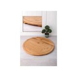 Home Naturel Pizza Pasta Servis Sunum Tabağı %100 Bambu Servis Tahtası 34CM