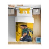 Home Neymar JR Desenli 3D Dijital Baskılı Tek Kişilik Çarşafsız Genç Erkek Çocuk Nevresim Takımı