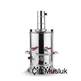 Home Odun & Kömür Çay Semaver Çift Musluk Çaydanlık Hariçtir