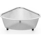Home Paslanmaz Çelik Ayaklı Lavabo Içi Çöp Süzgeci – 18X13X10 cm Hijyenik ve Pratik Gider F