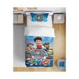Home Paw Patrol Desenli 3D Dijital Baskılı Tek Kişilik Çarşafsız Erkek Çocuk Nevresim Takımı