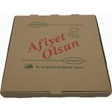 Home Pide Kutu (Afiyet Olsun) 26X26X4 cm – 100 Adet