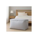 Home Puantiye Detaylı Maxi Boy Hurç - Gri - 75X40x40 Cm