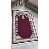 Home SAFİR YÜN TÜŞELİ AKRİLİK DOKUMA KALIN HALI SECCADE NAMAZLIK 80X120