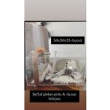 Home Şeffaf pleksi Gelin &Damat bohça kutusu (Boş kutu)