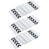 Home Sergeant 30X100 CM%100 PAMUK(450 Gsm) Beyaz 3'lü Spor Havlusu Fitness Gym Golf Boks Havlusu Be - Çok Renkli - Genel