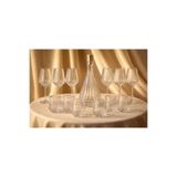 HOME SET 13 Parça Kristal Cam Sürahi Seti – 1 Sürahi 6 Su Kadehi 6 Meşrubat Bardağı