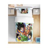 Home Son Goku 3d Dijital Baskılı Tek Kişilik Erkek Çocuk Genç Çarşafsız Nevresim Takımı