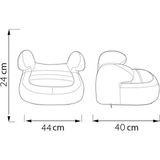 Home Station Comfymax Premium 15-36KG Yükseltici Oto Koltuğu Grey Jean