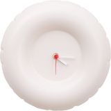 Home Stüdyo Holly Bone Matte Beyaz Seramik Duvar Saati - Standart