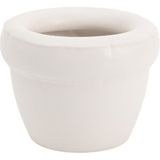 Home Stüdyo Louis Bone Matte Kemik Seramik Saksı - Standart