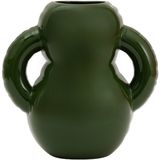 Home Stüdyo Oscar Moss Gloss Yeşil Seramik Vazo - Standart