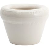 Home Stüdyo Pierre Bone Gloss Kemik Seramik Saksı - Standart