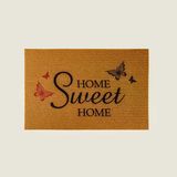 Home Sweet Home Kapı Önü Paspası - Bej - 40X60 Cm