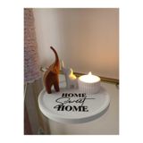 home sweet home sevimli filler ve mumluk LED MUM DAHİLDİR PLASTİKTİR FİLLER 7-10 CM TABAK14 CM