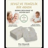 Home Tek Kullanımlık Bebek Mama Önlüğü 20 Adet - Beyaz
