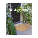 Home Turko Hasır, Jüt Desenli Modern Iç Ve Dış Kapı Önü Paspası, Balkon Paspası, Banyo Paspası/Hediyelik. Jüt 80 x 120