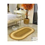 Home Turko Hasır, Kilim, Paspas, Jüt Yolluk, Siyah Desenli, Kolidor,balkon,mutfak, Halısı, Dekoratif Paspas. 75 x 100 hasır-bej