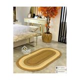 Home Turko Hasır, Kilim, Paspas, Jüt Yolluk, Siyah Desenli, Kolidor,balkon,mutfak, Halısı, Dekoratif Paspas. 80 x 100 hasır-bej