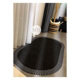 Home Turko Jüt, Banyo Paspası, Mutfak, Yolluk Halı Kilim, Jüt kilim, Bohem Paspas, İskandinav Halı, Hediyelik, 80 x 200 Siyah, Paspas-E1.80x200